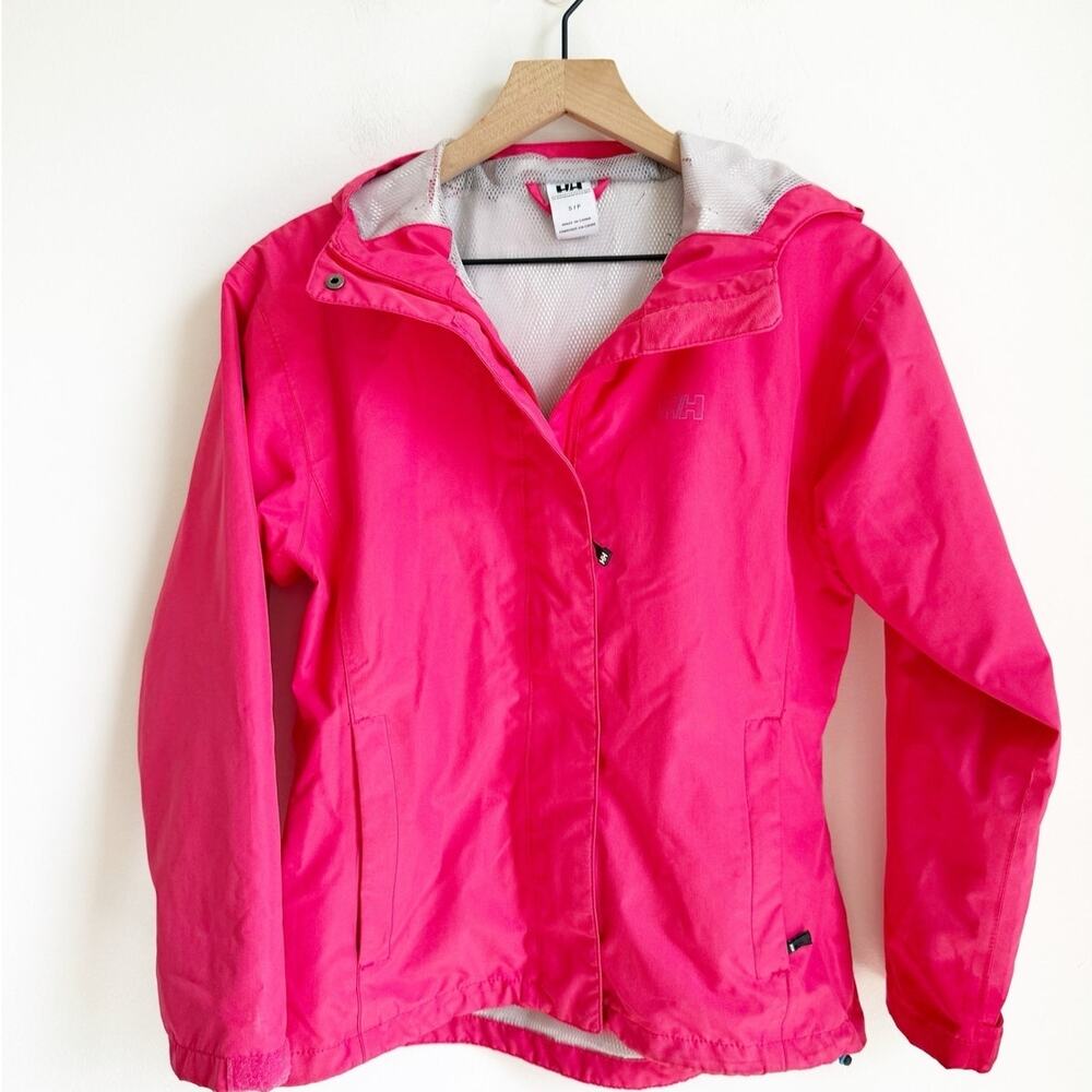 Helly Hansen Women's Seven J Rain Jacket Pink Small